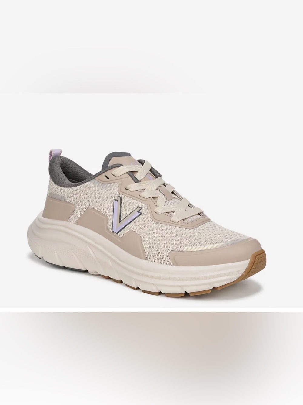 Vionic Women’s Walk Max II Walking Shoe in Parchment Size 10